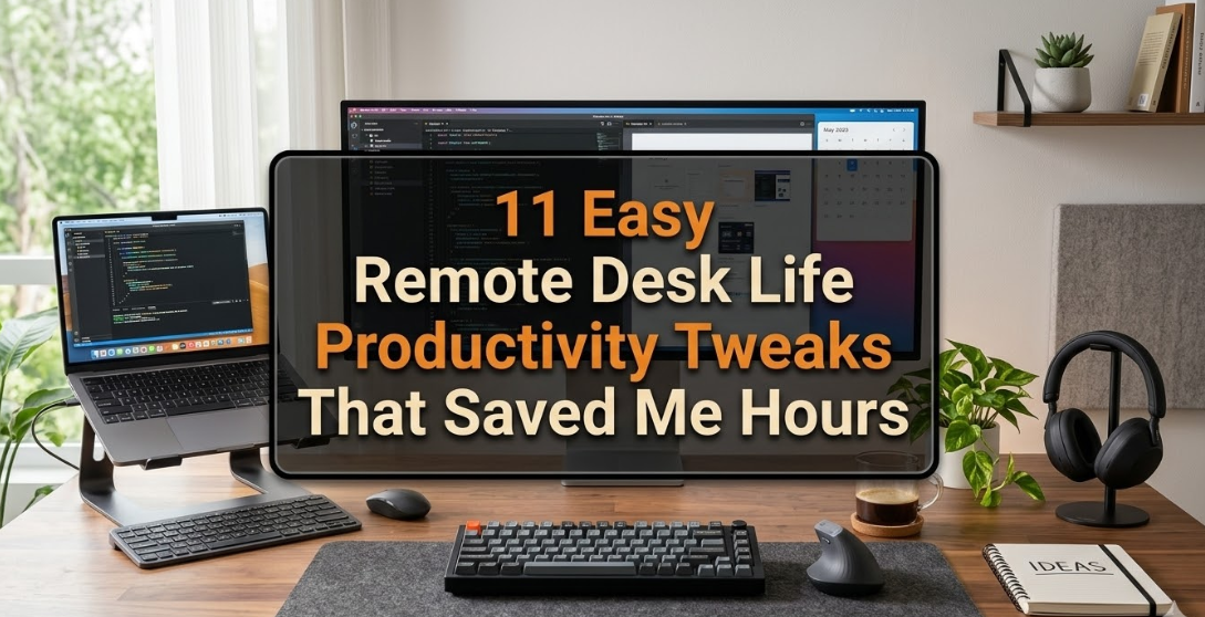 11 Easy Remote Desk Life Productivity Tweaks That Saved Me Hours