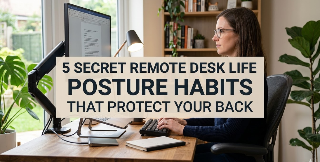 5 Secret Remote Desk Life Posture Habits That Protect Your Back