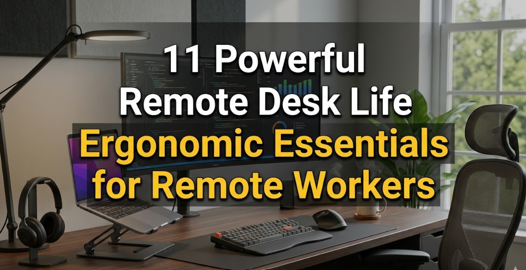 11 Powerful Remote Desk Life Ergonomic Essentials for Remote Workers