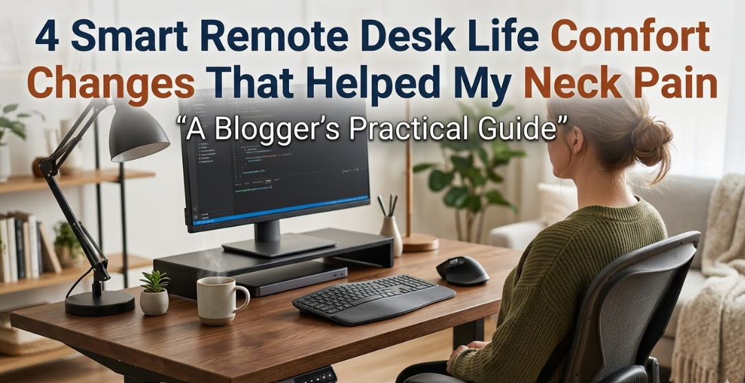4 Smart Remote Desk Life Comfort Changes That Helped My Neck Pain