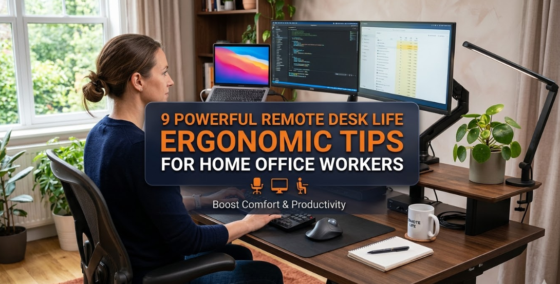 9 Powerful Remote Desk Life Ergonomic Tips for Home Office Workers