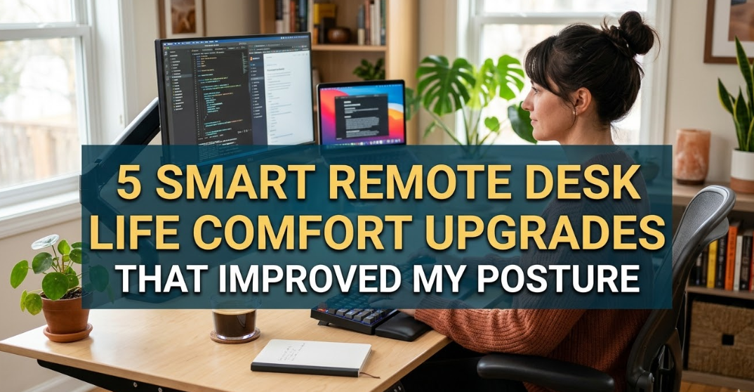5 Smart Remote Desk Life Comfort Upgrades That Improved My Posture