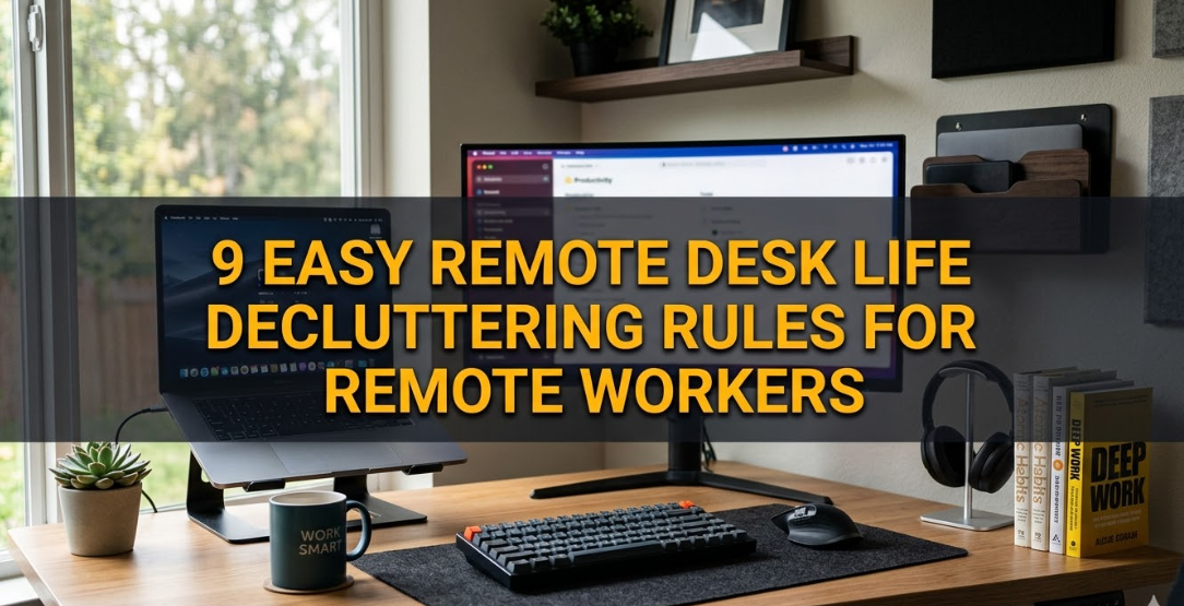 9 Easy Remote Desk Life Decluttering Rules for Remote Workers