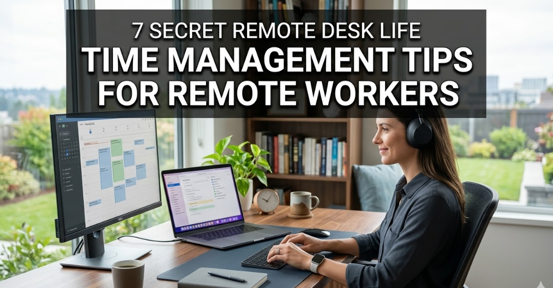 7 Secret Remote Desk Life Time Management Tips for Remote Workers