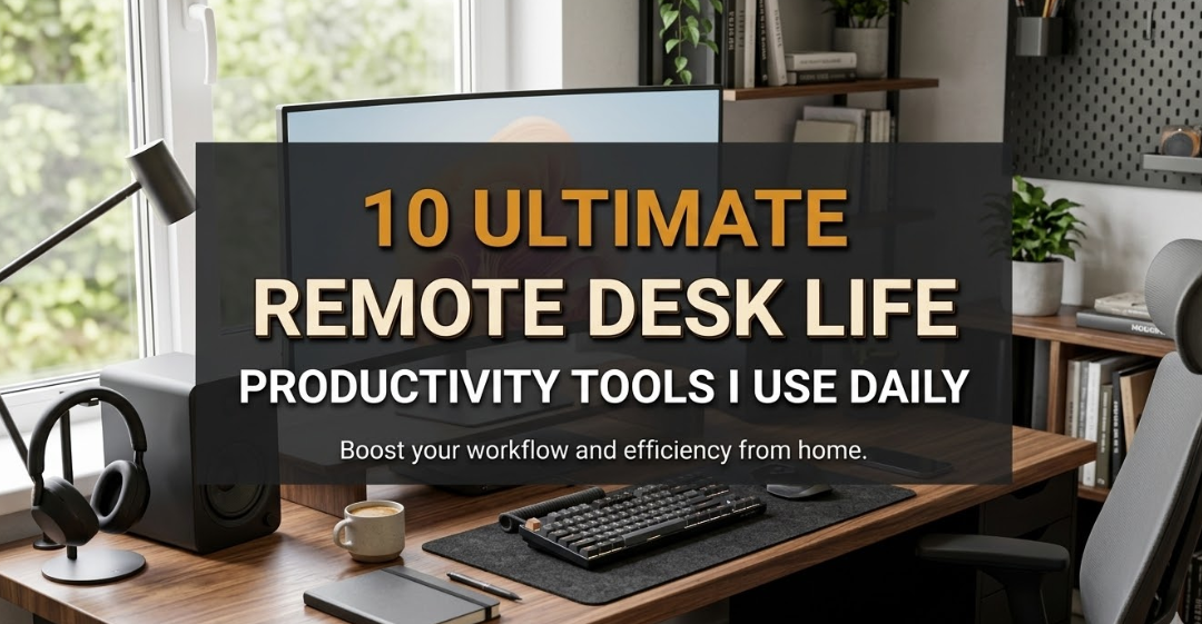 10 Ultimate Remote Desk Life Productivity Tools I Use Daily
