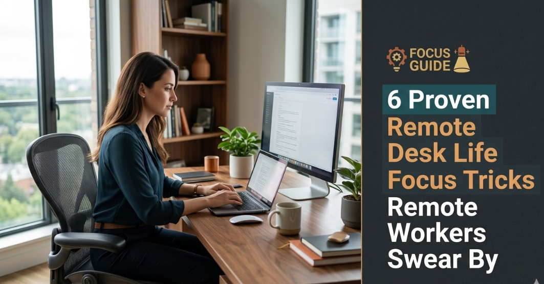 6 Proven Remote Desk Life Focus Tricks Remote Workers Swear By