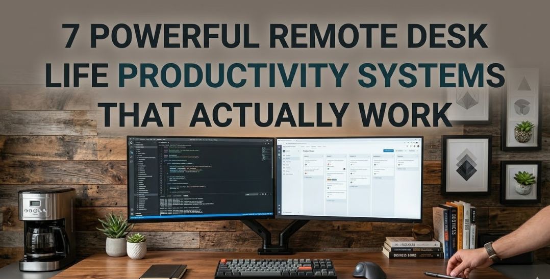 7 Powerful Remote Desk Life Productivity Systems That Actually Work