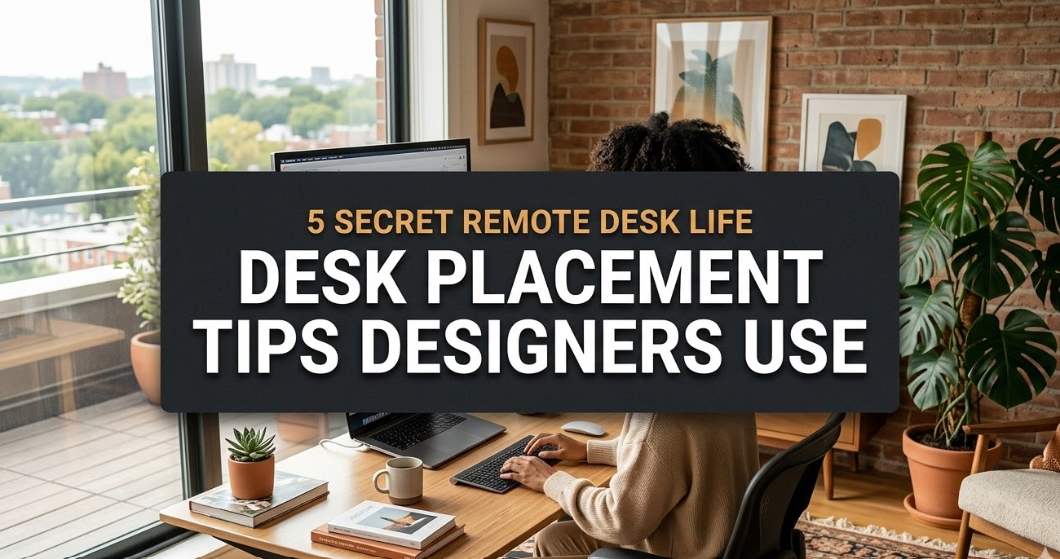 5 Secret Remote Desk Life Desk Placement Tips Designers Use